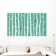 Vector Birch or Aspen Trees with Snow and Love Birds  Wall Mural