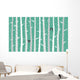 Vector Birch or Aspen Trees with Snow and Love Birds  Wall Mural