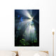 Sunlight Filtering Through Dense Forest Foliage Wall Mural