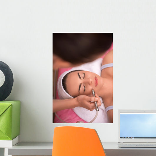 Portrait of a young woman Wall Mural
