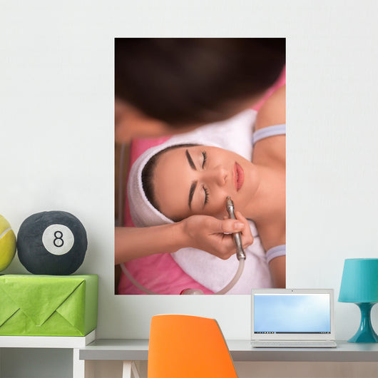 Portrait of a young woman Wall Mural