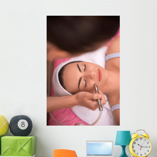Portrait of a young woman Wall Mural