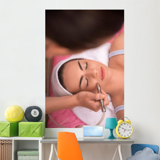 Portrait of a young woman Wall Mural