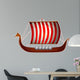 Viking ship Wall Mural