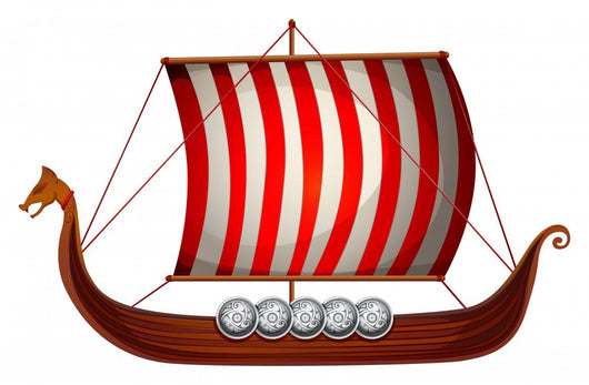 Viking Ship Wall Decal