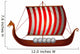 Viking ship Wall Mural