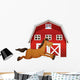 Horse and Barn Wall Decal