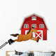 Horse and Barn Wall Decal