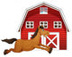 Horse and Barn Wall Decal