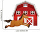 Horse and Barn Wall Decal