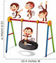 Monkey and Swing Wall Decal