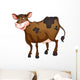 Brown Chocolate Cow Wall Decal