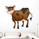 Brown Chocolate Cow Wall Decal