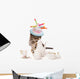 Birthday Teatime Kitten Cat Wall Decal