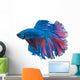Beautiful Betta Splendens White 2 Wall Decal
