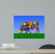 Psychedelic Cow Wall Decal