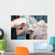 hair coloring in the salon Wall Mural