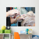 hair coloring in the salon Wall Mural