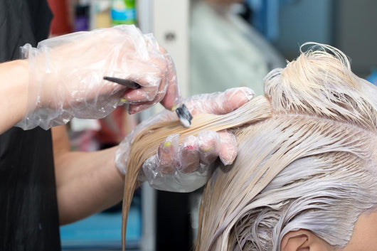 Hair Coloring In The Salon Wall Decal