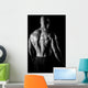 back muscles fitness Wall Mural