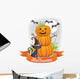 Halloween Greeting Card Wall Decal
