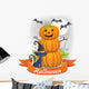 Halloween Greeting Card Wall Decal