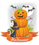Halloween Greeting Card Wall Decal