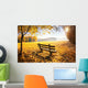 Herbstlandschaft Mit Sonnenschein Wall Decal