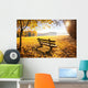 Herbstlandschaft Mit Sonnenschein Wall Decal