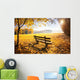 Herbstlandschaft Mit Sonnenschein Wall Decal