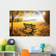 Herbstlandschaft Mit Sonnenschein Wall Decal