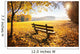 Herbstlandschaft Mit Sonnenschein Wall Decal