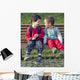 Two Young Friends Wall Decal
