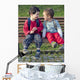 Two Young Friends Wall Decal