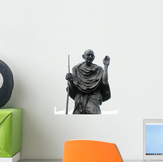 Statue of Ghandi Wall Decal