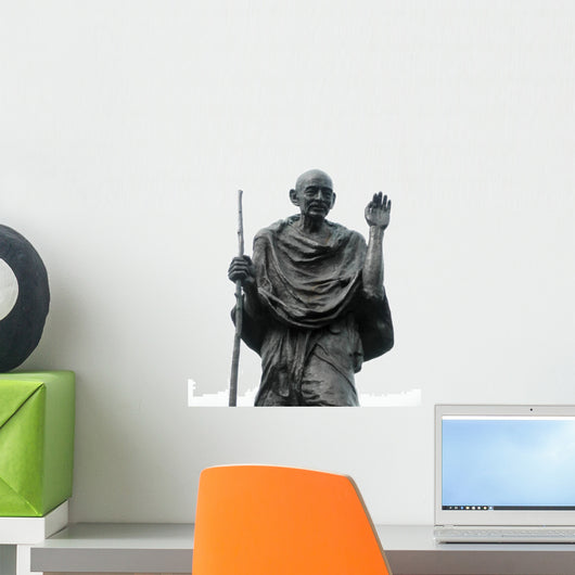 Statue of Ghandi Wall Decal