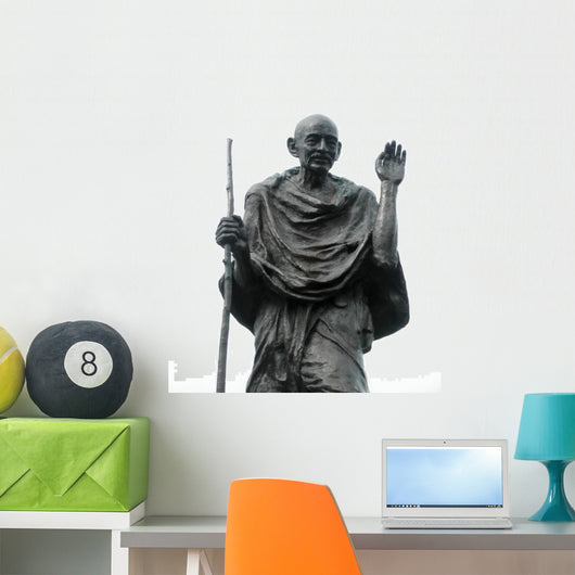 Statue of Ghandi Wall Decal