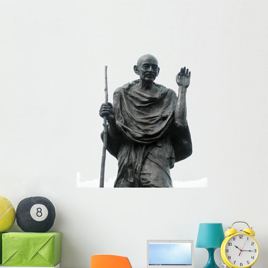 Statue of Ghandi Wall Decal