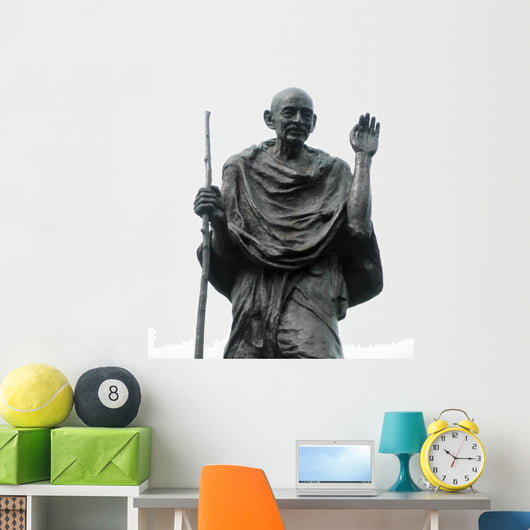 Statue of Ghandi Wall Decal