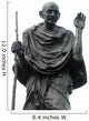 Statue of Ghandi Wall Decal