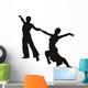 Two Classical Dancers Wall Decal