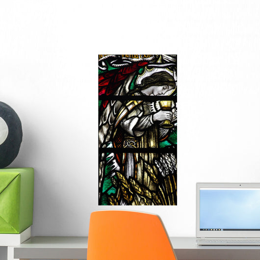 Angel Holding Cup Wall Decal