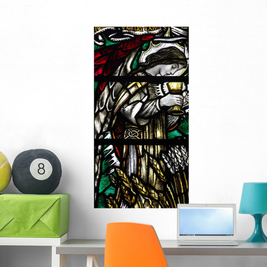 Angel Holding Cup Wall Decal