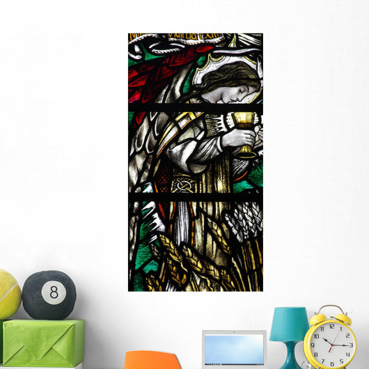 Angel Holding Cup Wall Decal