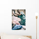 Happy Female Doctor with Wall Decal
