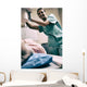 Happy Female Doctor with Wall Decal