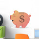 Piggy bank currency Wall Decal