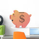 Piggy bank currency Wall Decal