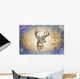 antique stag art drawing handmade nature Wall Mural