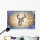 antique stag art drawing handmade nature Wall Mural